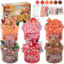 New6 Pack Slimes, Pink Slime Kids, Cloud Slime Kit For Girls Ages 8-12, Toys For Girls And Boys, For Kids Slime Set Party Kit Goodie Bag Stuffers, 4 5 6 7 8 9 10 Year Old Girl Birthday Gift Cute StuffSeasonal Gifts - Forest - 查看 1
