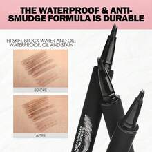 Anglicolor Microblading Eyebrow Pen, Liquid Eyebrow Pen, Square Angled Eyebrow Brush Natural Hair-Like Brow, Long-Lasting, Waterproof Eye Brow Pencil For Women And Girls Makeup (01 Caramel Blonde)