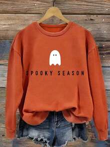 Women Sweatshirts - Orange - View 3
