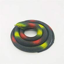 1pc 80cm Toy Snake, TPR Soft Rubber Realistic Cobra, Prank Scary Joke Decor Gift, Halloween Gag, Birthday Present