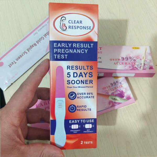 1 pieza Kit de prueba de embarazo falsa como broma, regalo de broma para novio/esposo, tira de prueba de embarazo falsa que cambia de color en el agua para indicar un embarazo falso, artículo de broma y novedad divertido