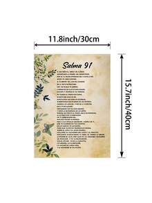 1pc Psalm 91 Spanish Bible Verse Wall Art Canvas Poster Unframed Kitchen Bathroom Bedroom Hallway | Living Room Decor & Room Decor | Wall Art For Living Room, Wall Art Decor, Wall Art Prints, Wall Art Bedroom | Home Decor Posters Canvas - Spanish Language - View 8