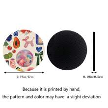 2 件装汽车杯架杯垫，防滑防震通用时尚车载杯垫，插入式内饰配件，派对礼物 - 均碼2pcs - 查看 4