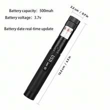 1 件 303 激光笔，LED 可充电激光手电筒，远距离激光笔，家居装饰，夜间活动和户外活动，露营的实用工具，可用作教学工具和节日礼物