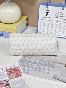 3pcs Delicate Bee Design Cosmetic Bag, Convenient Zipper Makeup Pouch, Fashionable Stationery Pouch For Chargers, Earphones, Necklaces, Bracelets, Makeup Brushes, Mirrors, Cosmetics, Lipsticks, Suitable For Girls, Students, Young Women, Mothers, Holiday Gift, Back To School - Multicolor - View 6