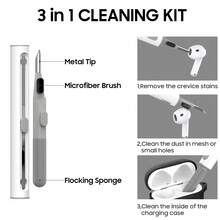 For AirPods 4 Case Cover 2024 With Cleaner Kit, Soft Silicone Protective Case Compatible With Apple AirPods 4th Generation Case For Women Men,AirPod 4 Case Accessories With Keychain