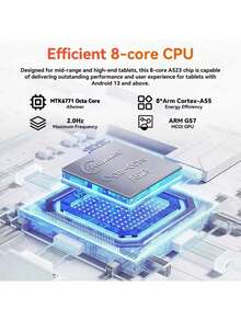 Qetupa Qetupa 10.1 Inch M9-3 Android 14 Tablet,4GB RAM+128GB ROM,MTK6771 Octa-Core 2.0GHZ Processor,HD(1280x800) IPS Touch Screen,5MP Front Camera&13MP Rear Camera,6000mAh Battery,802.11ac WIFI5,BT 5.4,GPS,No Support SIM Card Festival Gifts