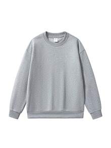 Customized Men's Crew Neck Sweatshirt, Breathable And Comfortable, Can Add Photo/Text Design To Personalize Sweatshirt As Gift For Boyfriend. Customized Sweatshirt.