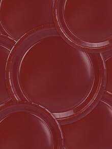 10pcs/20pcs/50pcs Burgundy Paper Plates Wine Red Paper Plates Round Dinner Plates Hot Cold Food Tableware Bulk7 Inch Cake Snack Plates For Daily Use Party Supplies Birthday Camping Picnic Festival Christmas Table Decorations - Brown-red - View 5