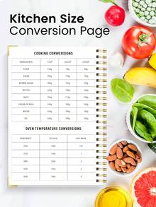 1 件每周膳食计划表，+2 张定制贴纸，简单的每周和每日膳食准备计划笔记本，带有转换和索引，健康饮食和减肥追踪，工作和家庭，返校用品 - 彩色 - 查看 5