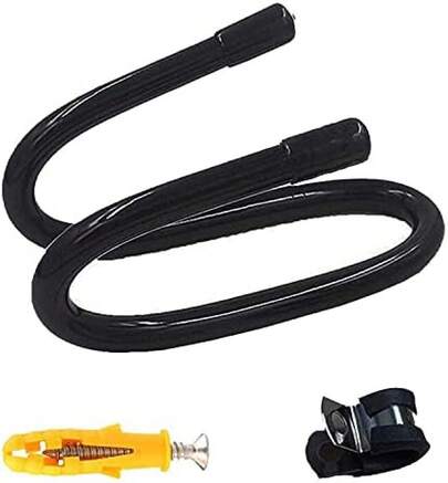 Pmsanzay Skateboard Wall Hanger Wall Storage Display Skateboard Wall Rack Wall Mount - Store Horizontally Or Vertically/Adjustable Size - Hold Up To 20 KG. (40LBS) - W/Hardware - No Board Included