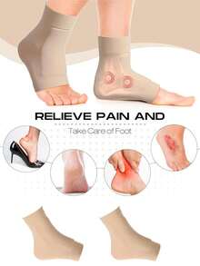 Heel Protector Sleeves, Comfortable, Soft, Non-Slip, Foot Sleeve, Sports Socks