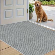 低矮型室内入口地垫，防滑橡胶底，可水洗吸水室内门垫，玄关地毯，前门垫，迎宾垫，室内/室外入口门垫，露台/门廊地垫，防滑入口垫，室内/室外通用门垫 - 彩色 - 查看 17
