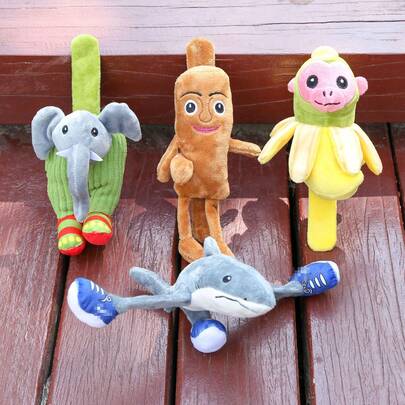 Adorable muñeco de peluche Tung Tung Tung Sahur con brazalete - Suave PP, llavero de peluche Tralalelo Tralala, perfecto para jugar y decorar, accesorio decorativo | Brazalete lindo | Material de peluche de calidad Figura de anime de juego divertido Muñeco de peluche Regalos de cumpleaños y Navidad para fans de video anime Peluche