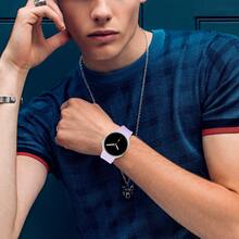 Durable Silicone Watch Band + PC Watch Case, Compatible With Samsung Galaxy Watch 8/8 Classic 40mm/44mm, Unisex, Sweat-Resistant, Lightweight Bracelet Strap, Compatible With Samsung Galaxy Watch 8 Classic/8 Smartwatch Accessories, Affordable, Suitable For Back To School Season - Official Purple - View 8