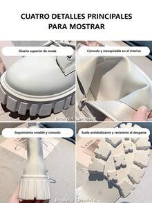 Botas de cordones de moda para mujer,Botas Cortas para Mujer: Estilo Británico y Botas Moteras de Moda | Cómodas de Llevar, Ideal para Actividades Al Aire Libre - Blanco - Ver 9