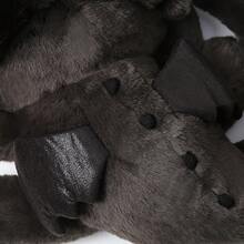 Universal Pictures ​Official  Night Fury Plush - 63cm Black Curled Sleeping Pose, Green Eyes​ Birthday Gift - Black - View 7