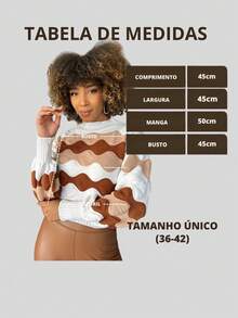 Striped Cropped Top Knitted Modal Office Daily Home Travel - 白葡萄酒加焦糖 - 查看 5