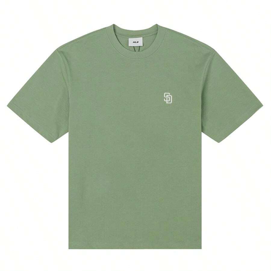 MLB تيشيرتات رجالية ونسائية، تيشيرتات أساسية ثقيلة الوزن، مناسبة للتنقل اليومي، ملابس غير رسمية، رياضات خارجية مريحة، تيشيرتات بأكمام قصيرة، 3ATSB0253-43BGL