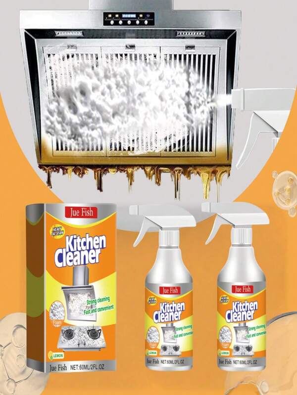 Küchen-Schaumreiniger - Haushalts-Entfetter-Schaumreiniger für die Küche. Er kann in Fett und Flecken eindringen, den schwarzen Schmutz am Boden des Topfes aufweichen und die innere Struktur des Schmutzes lösen und zersetzen. Er kann auch hartnäckigen schwarzen Schmutz am Boden des Topfes vollständig auflösen, während er verschiedene Küchenutensilien sauber und glänzend wie neu hält. Haushaltsreinigung, Küchenreinigung, Partyservice