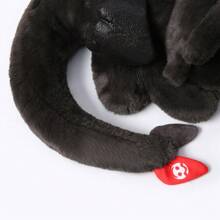 Universal Pictures ​Official  Night Fury Plush - 63cm Black Curled Sleeping Pose, Green Eyes​ Birthday Gift - Black - View 8