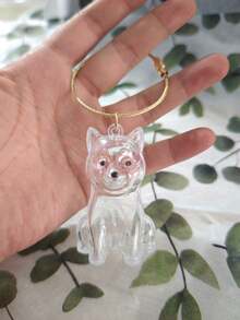 1 件/4 件透明塑料宠物毛发收纳盒（尊敬的客户，请在做出购买决定之前仔细查看产品视频和细节的实际照片。）（4 件套包括镊子。），胶囊设计便携式钥匙扣，宠物主人全年必备，狗毛收集钥匙扣，宠物毛皮钥匙扣透明瓶，便携式记忆胶囊，用于宠物毛发纪念品 - 彩色 - 查看 31