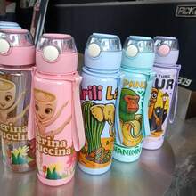 1 pièce Bouteille d'eau Shan Hai Jing de 700 ml, style unique, convient pour la rentrée scolaire, les déplacements, les activités extérieures, les pique-niques, le camping, les voyages, les sports, la remise en forme, l'utilisation au bureau, les cadeaux pour les fêtes, anniversaires, remises de diplômes, Nouvel An, Halloween, Noël - Multicolore - Voir 8