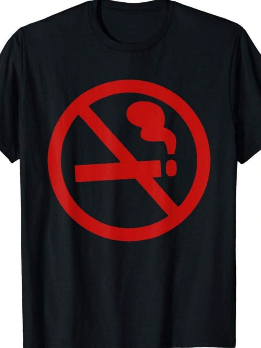 COOL SUMMER Funny No Smoke Sign Nerd Geek Marceline Graphic T-Shirt Unisex Style Shirts for Women Men Clothing Streetwear Y2k - Negro - Ver 1