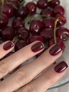 Become The Best Version Of Yourself,24pcs/Set Blue Acrylic Press-On Nails, Medium Square Artificial Nails, Reusable Gel Nail Tips, Natural Glossy False Nails, Full Cover Nail Art Supplies, 12 Sizes, Light Blue - Follow Your Heart - 查看 8