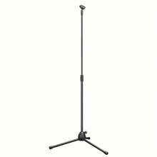 Heavy-Duty Metal Microphone Floor Stand With Multi-Angle Rotation, 3-Point Stability & Adjustable Height - Black Studio Recording & Karaoke Setup For Live Streaming, Performances, Home Studios, Microphone For Recording, Performance Equipment, Modern Studio Accessory, Durable Construction