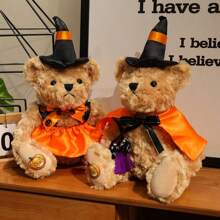 1 szt. Romantyczna pluszowa lalka w kształcie róży z motywem walentynek, lalka do dekoracji domu na święta, prezent na urodziny matki z różą, prezent na ukończenie studiów doktoranckich, pluszowy miś na Halloween