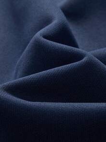 男士休闲连帽半拉链抓绒卫衣