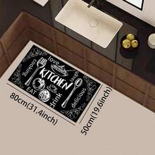 1 tấm thảm sàn nhà bếp, thảm thoát nước Polyester, thích hợp cho nhà bếp, phòng khách, lối vào, ban công, trang trí nhà cửa, chống bẩn, quán cà phê, quán bar, ngày lễ, tiệc tùng, phòng ngủ, trang trí phòng tắm - Nhiều màu - Xem 12