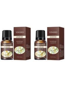 10ml Aromatherapy Essential Oils, Home/Bedroom/Car Air Freshener, Jasmine, Rose, Sandalwood, Lavender, Lemon And Over 10 Scents, Suitable For Aromatherapy Candles, Reed Diffusers And Fragrance Stones