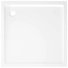 vidaXL Square ABS Shower Base Tray  31.5"X31.5" - White - View 6