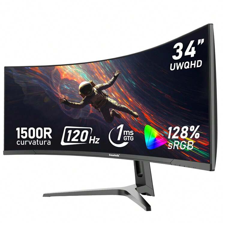 This 32-Inch 1K-240HZ-1800R Gaming Monitor Is The Perfect Partner For Gaming Computers. With A High Refresh Rate Of 240Hz, The Picture Is Extremely Smooth. The 1800R Curved Design Brings An Immersive Experience. It's A Surprise Gift For Friends And Family On Christmas Carnival. Enjoy The Ultimate Gaming World. - 美規A型插(110-127V) - 查看 15