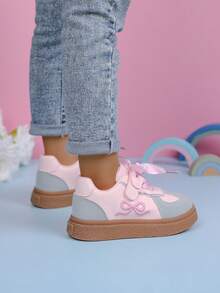 Mädchen Trainingsschuhe Kinder Sportschuhe, silberner Ballettschuh-Stil, Frühling/Herbst 2025 Neuankömmling, Kleinkind & Große Kinder - Pink - Übersicht 5