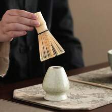 Juego de té Matcha de 5 piezas de cerámica, incluye herramientas de preparación de pasteles/Matcha, tazón de Matcha, batidor de Matcha, taza de Matcha, revolvedor, cuchara de té, juego de tazón de té, ideal para preparar postres y bebidas de té, caja de regalo con estilo japonés, juego de herramientas de batido de Matcha de la dinastía Song