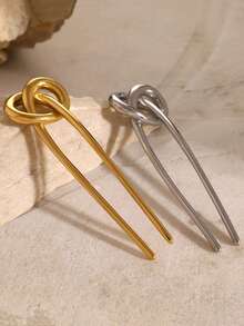 女士时尚优雅的金属新月发夹，适合日常佩戴和派对，礼物，发髻延长，发髻制作器，发髻发片，发型夹，发夹，发夹