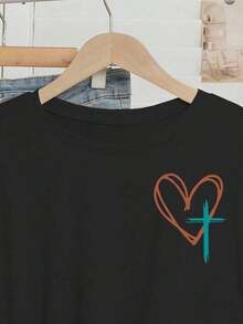 Women's Short-Sleeved T-Shirt With Round Neck, Vintage Surfboard Design, West California Surfer Style, Suitable For Summer And Spring. - Black 3 - View 5