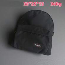 Mochila minimalista de estilo universitario americano: mochila escolar de gran capacidad para estudiantes, mochila de viaje y ocio con diseño de compartimento multifuncional, material ligero e impermeable, correas de hombro ergonómicas, estilo moderno y preppy (negro/rojo/blanco)