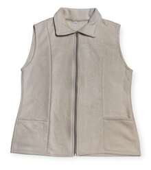 Chaleco De Dama, Chaleco Polar, Chaleco Calentito - Beis - Ver 2