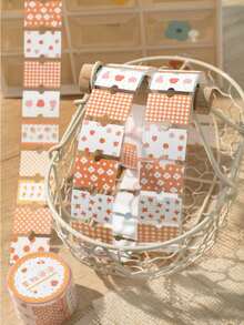 Băng dính Washi họa tiết hoa lấp lánh 2m/cuộn, nhãn dán thẩm mỹ sáng tạo, vật dụng thủ công trang trí cắt dán DIY, quà tặng ngày lễ, văn phòng phẩm học sinh làm sổ lưu niệm cá nhân hóa - Màu xanh lam - Xem 4