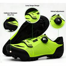 男士自行车鞋兼容 Spin 山地自行车鞋、健身鞋、户外运动鞋、户外骑行鞋。