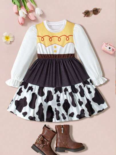 Girl's Halloween Costume Dress For 4 Year Old Girl