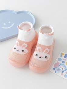 1双婴儿防滑卡通动物系列袜子，柔软幼儿婴儿袜，男女宝宝均适用 - 彩色 - 查看 34