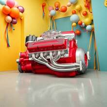 Hot Selling V8 Engine Model Set Resin Ornaments - Suitable For Teenagers And Adults As Gifts - Adu