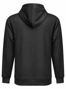 RIP Tombstone Halloween Scary Pullover Hoodie Men Fall And Winter Long Sleeve Hoodies - 黑色 - 查看 2