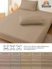 1 chiếc ga trải giường cotton 100% màu nâu cà phê, có độ sâu lớn, mềm mại, thoáng khí, thích hợp cho phòng ngủ, sử dụng được quanh năm. Ga trải giường mềm mại và thoáng khí, phù hợp với mọi kích cỡ giường - đơn, đôi, cỡ lớn, cỡ Queen. Độ sâu ga trải giường lên đến 11,8 inch, thích hợp cho giường ngủ, ký túc xá. - Cà phê nâu - Xem 6