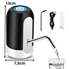 Electric Water Gallon Pump Filter - 黑與白 - 查看 3